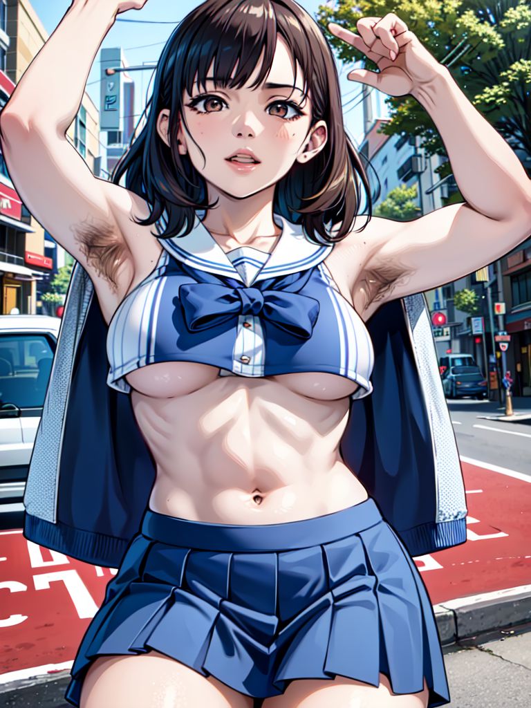 腋毛　画像