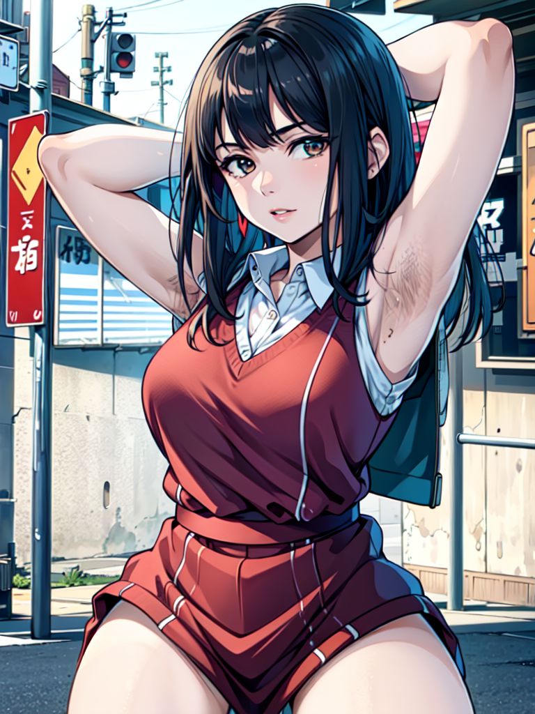 ワキ毛　画像