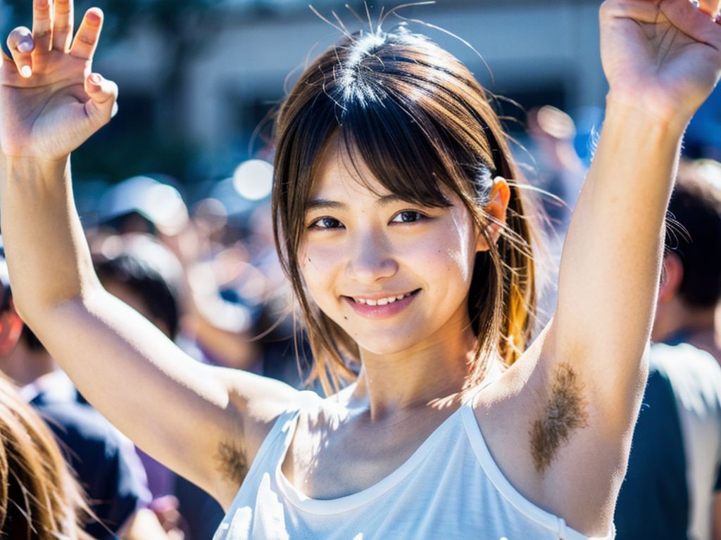 素人女性　腋毛画像　茨城県　取手市　2023年11月05日　素人女性　腋毛画像