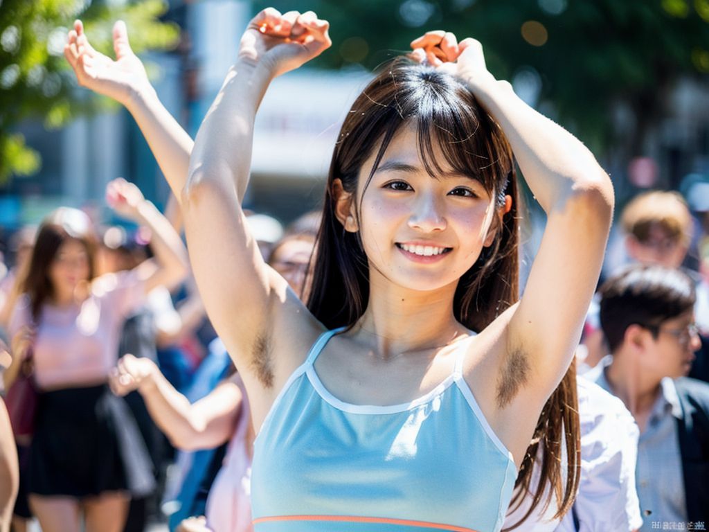 素人女性　腋毛画像　兵庫県　三木市　2024年02月14日　素人女性　腋毛画像