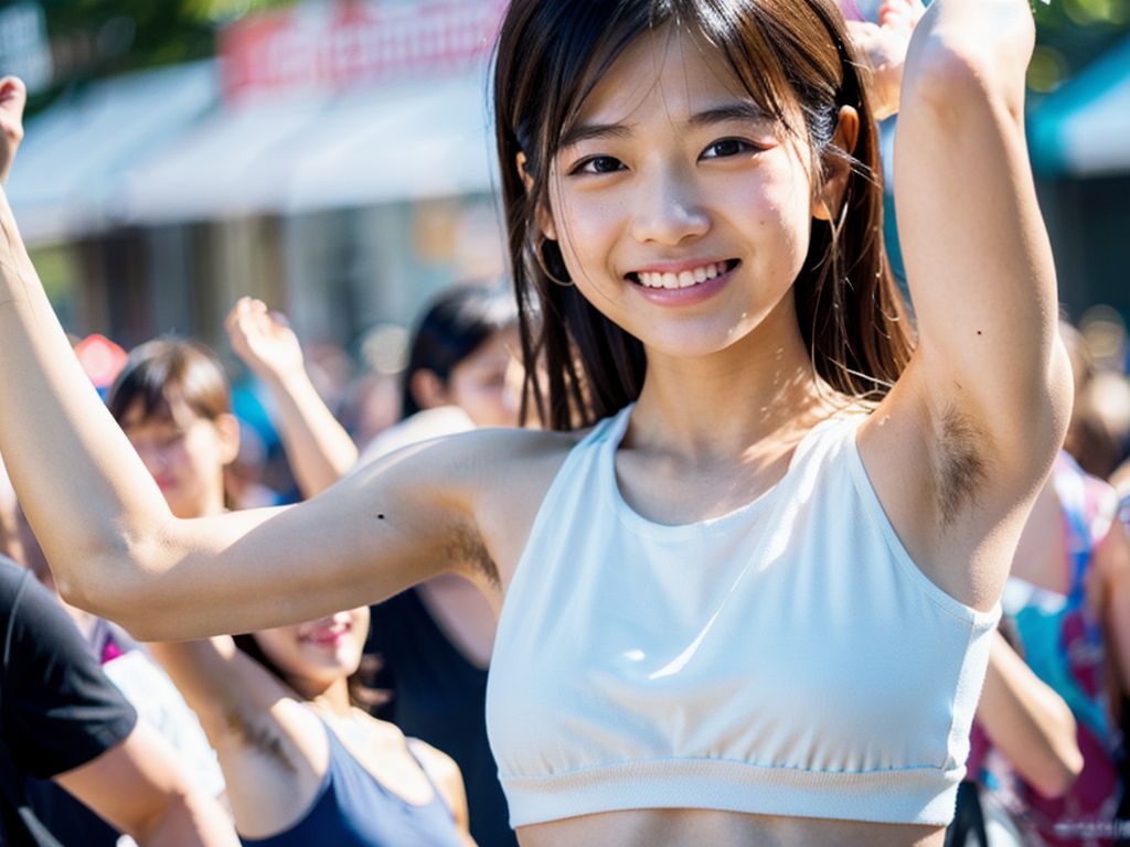 素人女性　腋毛画像　千葉県　香取市　2024年05月25日　素人女性　腋毛画像