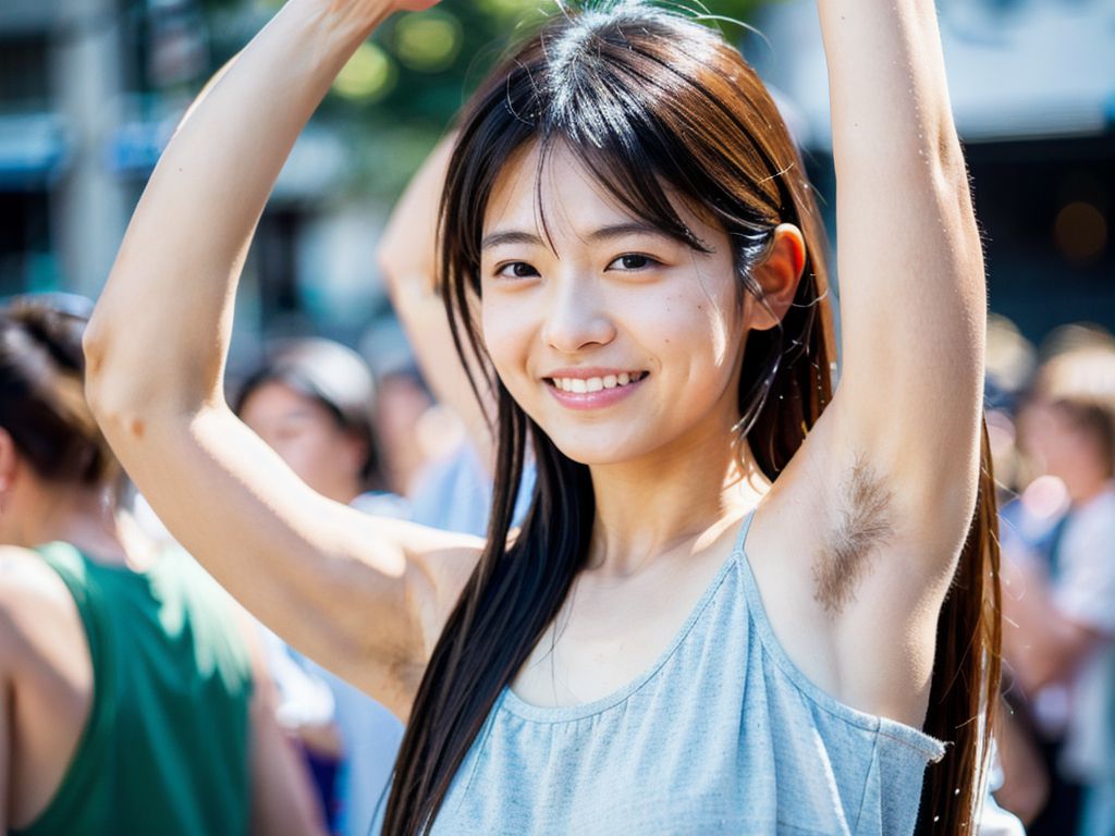 素人女性　腋毛画像　茨城県　鹿嶋市　2024年07月01日　素人女性　腋毛画像