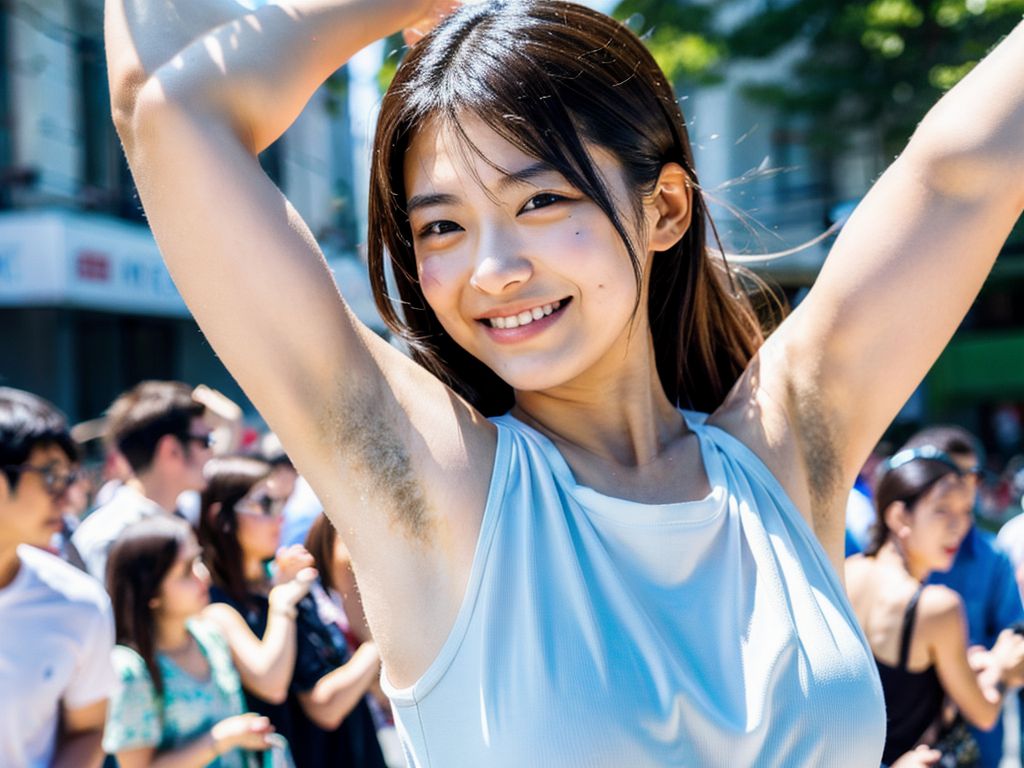 素人女性　腋毛画像　大阪府　泉佐野市　2024年07月15日　素人女性　腋毛画像