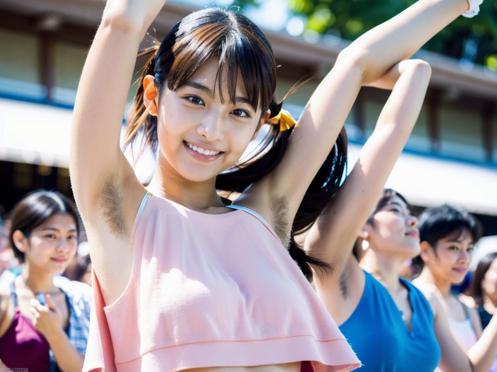 素人女性　腋毛画像　茨城県　つくば市　2024年09月07日　素人女性　腋毛画像
