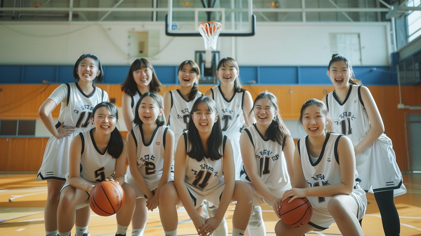 バスケ部女子画像　愛媛県　西条市　2024年04月25日　バスケ部女子　バスケ部女子　画像