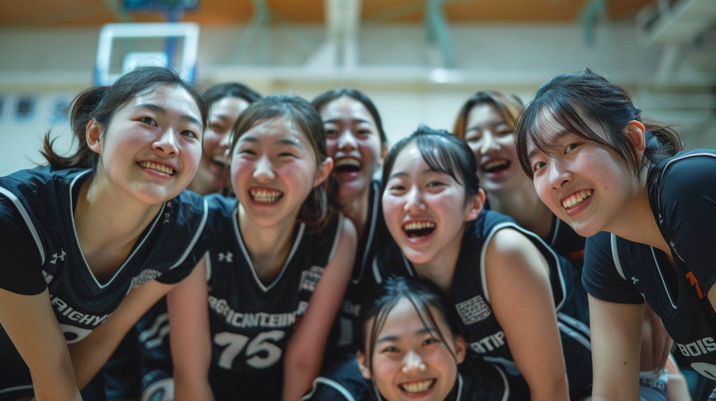バスケ部女子画像　東京都　あきる野市　2024年06月15日　バスケ部女子　女子バスケ部　画像