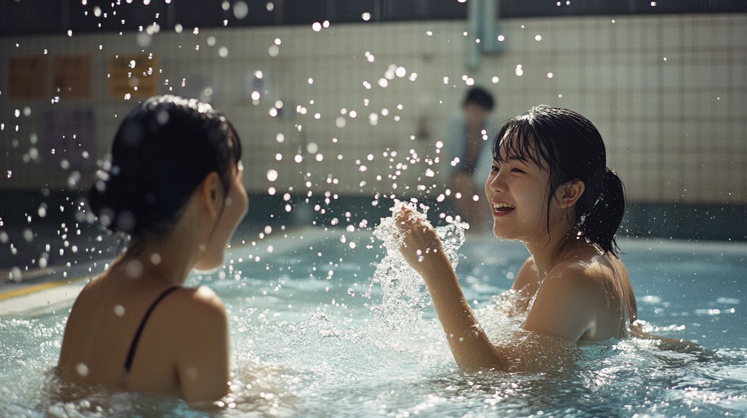プール画像　岡山県　総社市　2024年11月08日　プール女子　画像