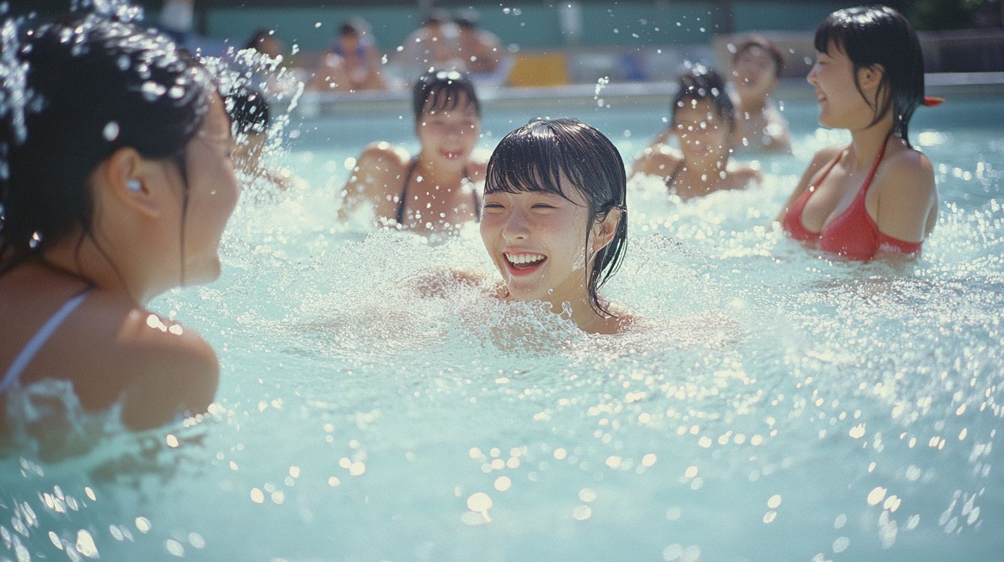 プール画像　茨城県　常総市　2025年08月25日　県営プール　画像