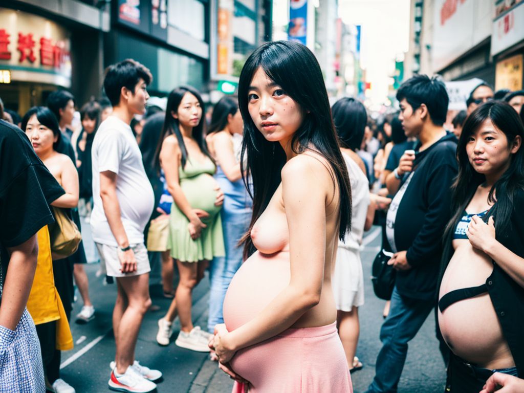 ボテ腹妊婦　露出画像　宮城県　石巻市　2025年09月14日　ボテ腹妊婦　露出調教　画像