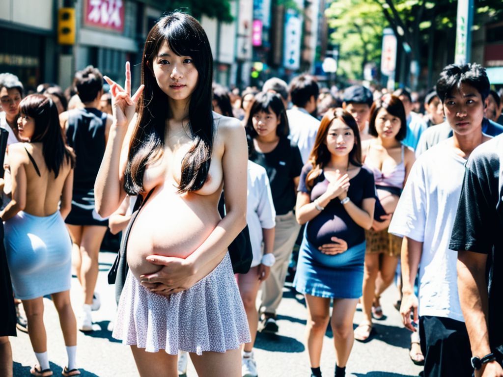 ボテ腹妊婦　露出画像　福岡県　宗像市　2025年11月04日　ボテ腹妊婦　ストリーキング　画像