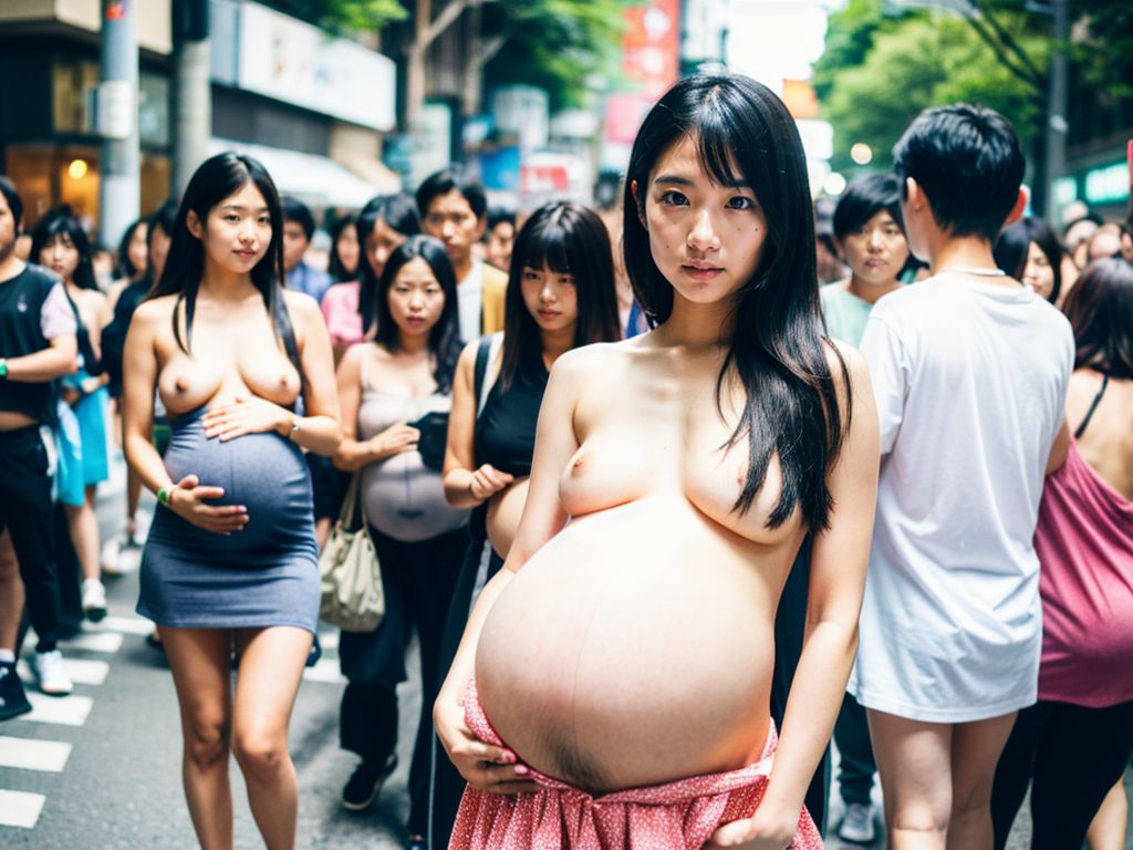 ボテ腹妊婦　露出画像　東京都　葛飾区　2026年01月21日　ボテ腹妊婦　フラッシュモブ　画像