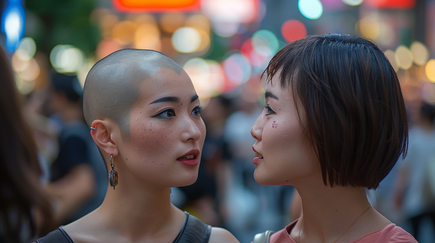 スキンヘッド女子画像　石川県　加賀市　2024年09月14日　スキンヘッド女子　スキンヘッド女子　画像