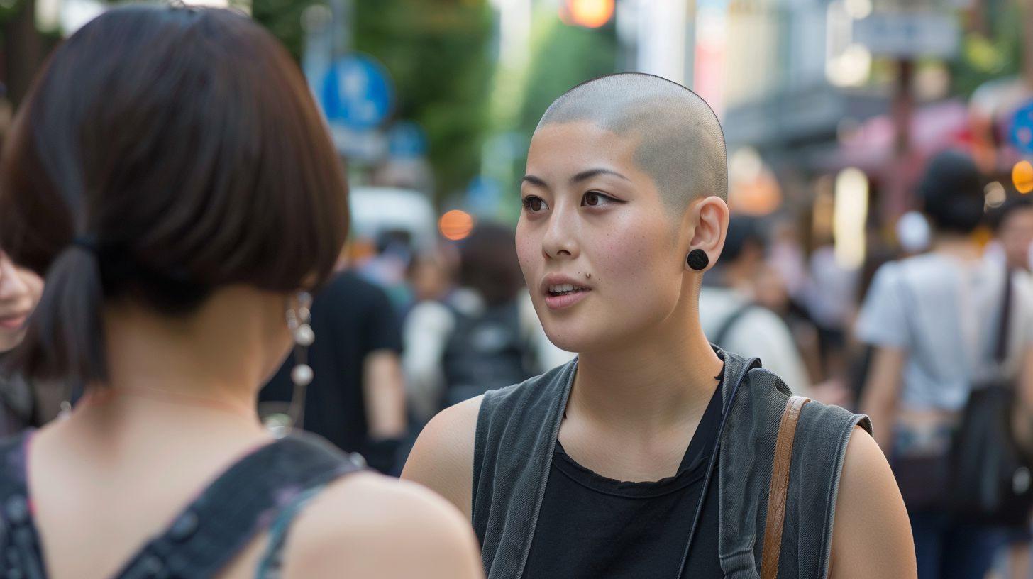スキンヘッド女子画像　沖縄県　豊見城市　2025年03月03日　スキンヘッド女子　剃髪女子　画像