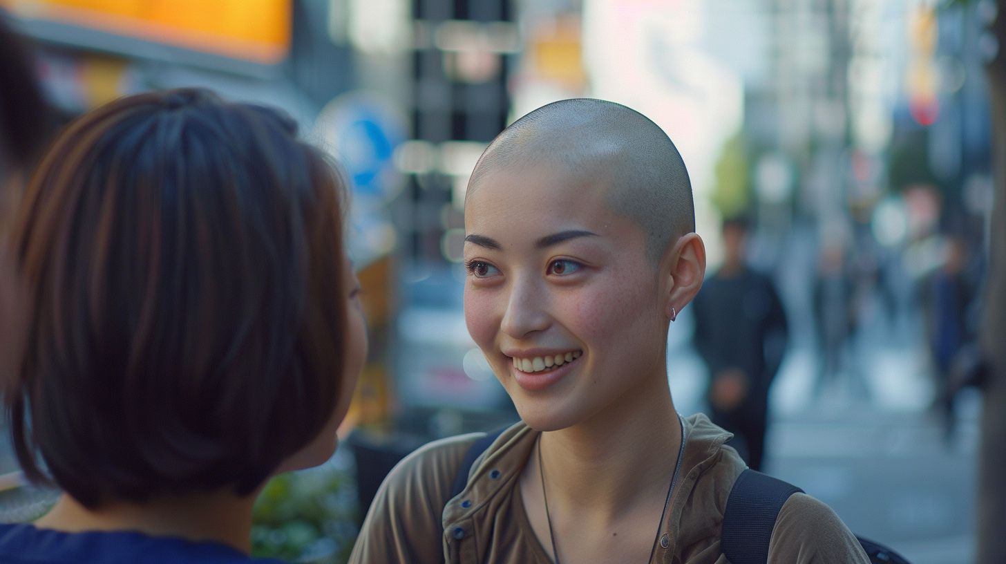 スキンヘッド女子画像　埼玉県　吉川市　2025年08月11日　スキンヘッド女子　スキンヘッド女子　画像