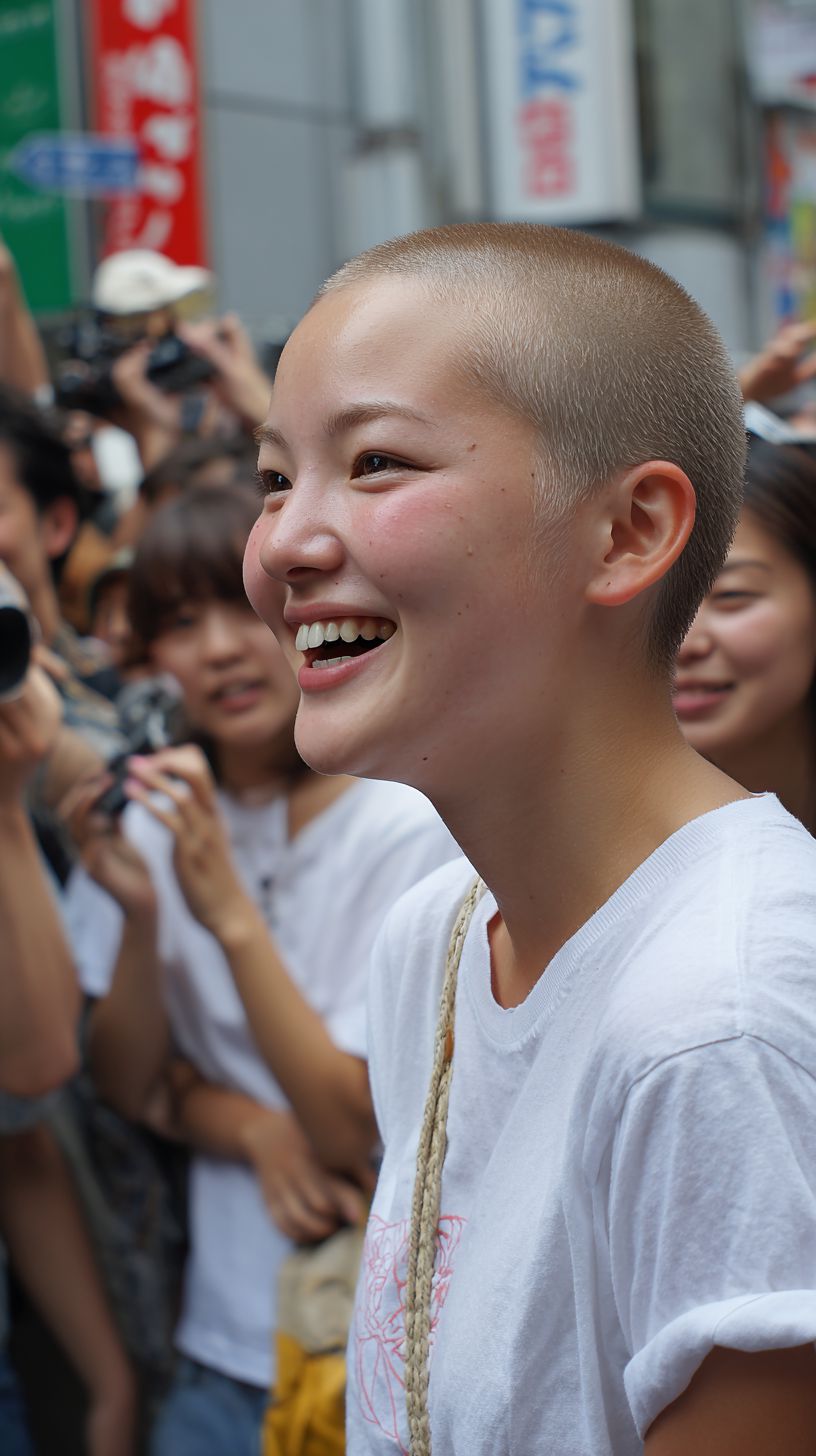 スキンヘッド女子画像　京都府　舞鶴市　2025年12月02日　スキンヘッド女子　坊主女子　画像
