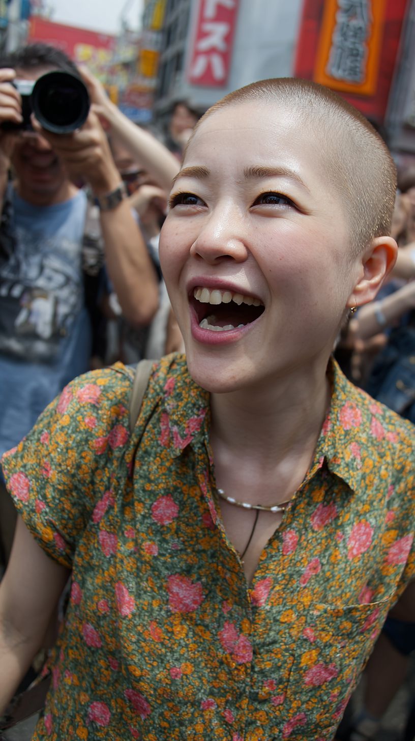 スキンヘッド女子画像　香川県　観音寺市　2026年01月13日　スキンヘッド女子　坊主女子　画像