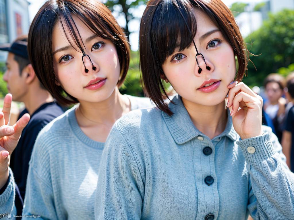 鼻フック　長野県　松本市　豚鼻画像