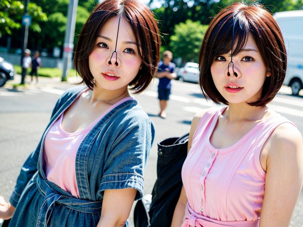 鼻フック　埼玉県　蕨市　豚ヅラ画像