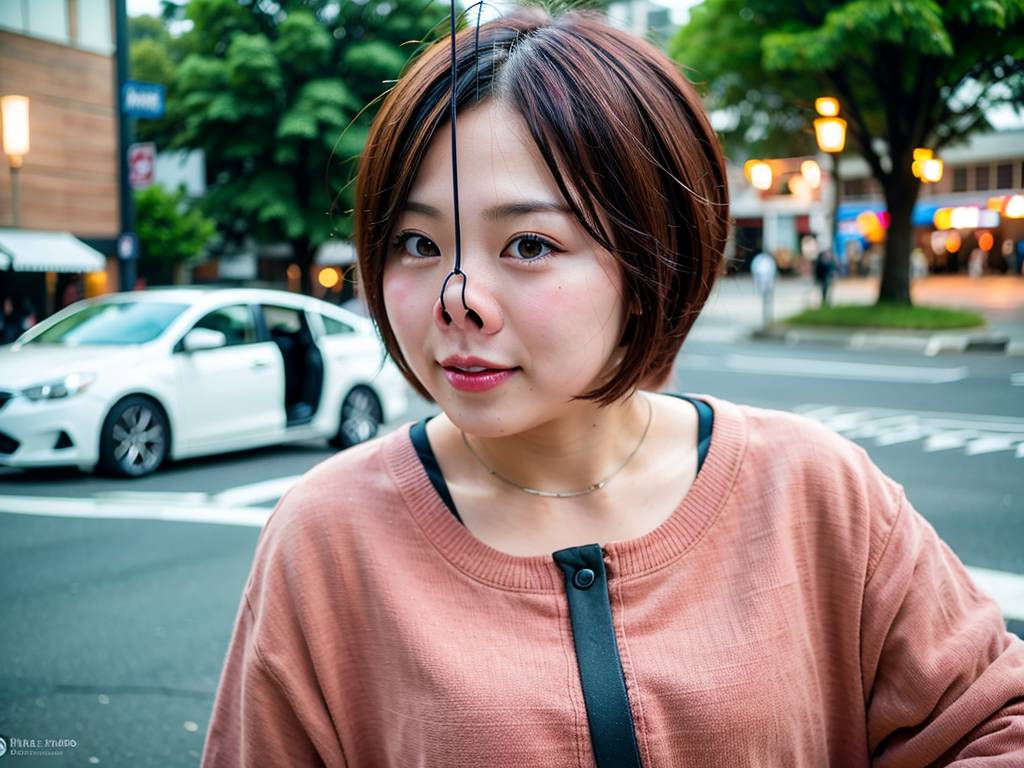 鼻フック　埼玉県　春日部市　豚鼻画像