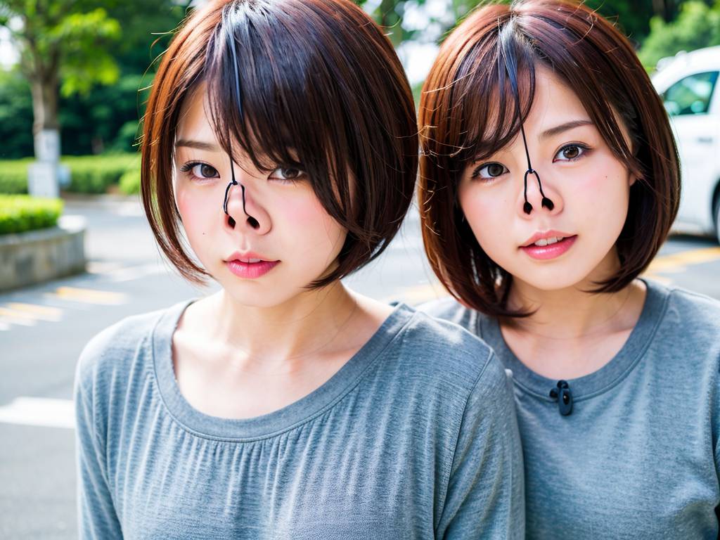 鼻フック　福井県　敦賀市　豚ヅラ画像