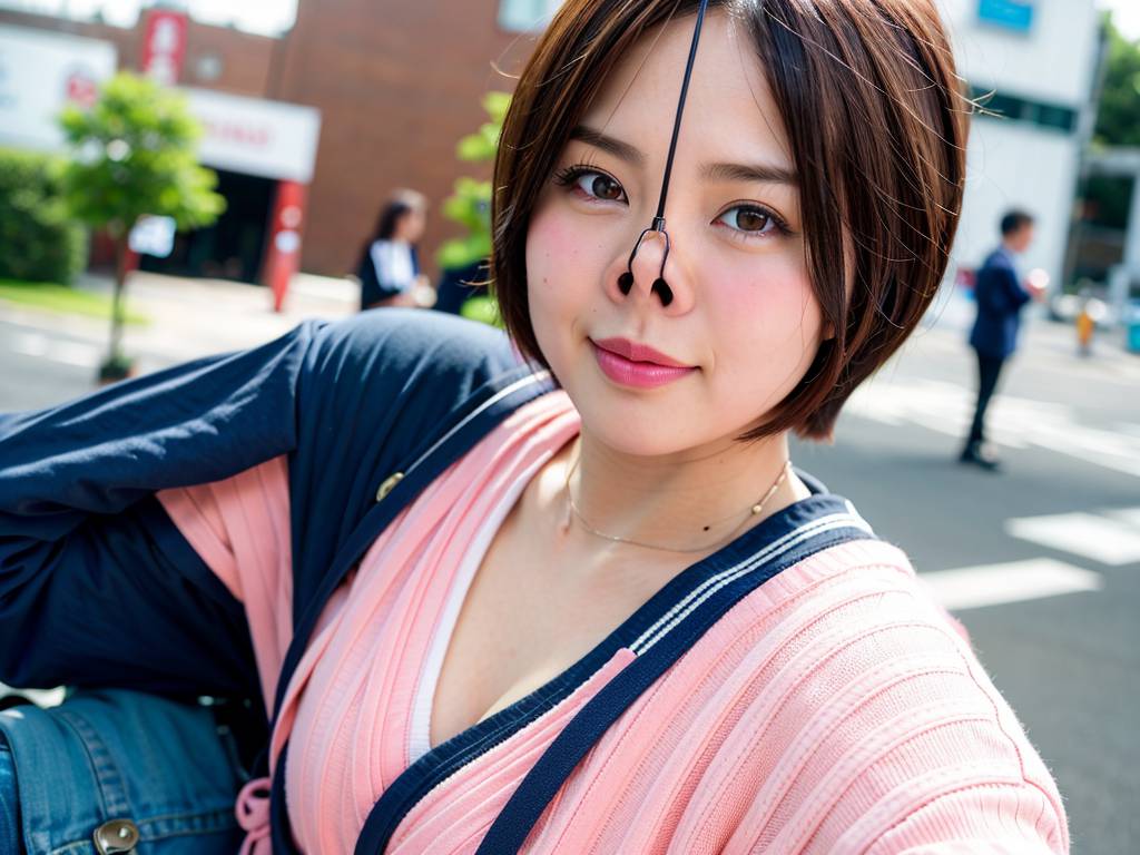 鼻フック　福島県　白河市　豚ヅラ画像