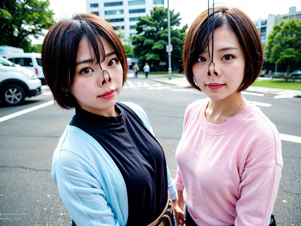 鼻フック　東京都　千代田区　豚ヅラ画像