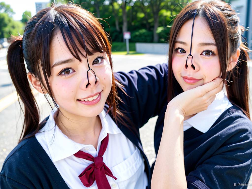 鼻フック　滋賀県　湖南市　豚ヅラ画像