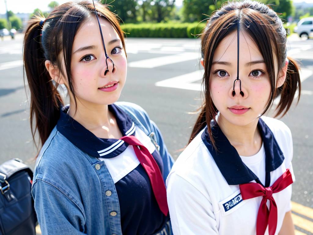 鼻フック　千葉県　野田市　豚鼻画像