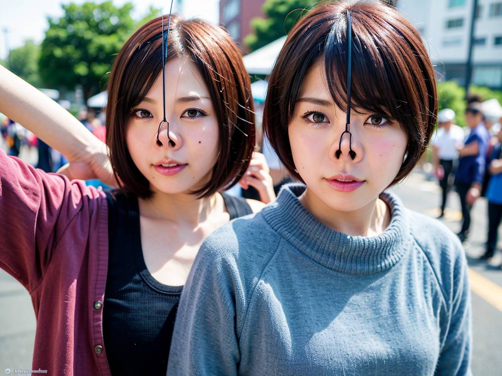 鼻フック　滋賀県　野洲市　豚ヅラ画像
