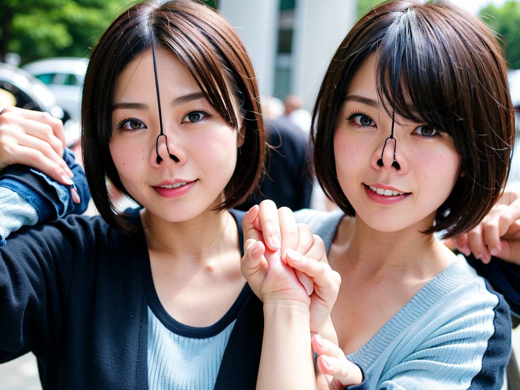 鼻フック　埼玉県　八潮市　豚鼻画像