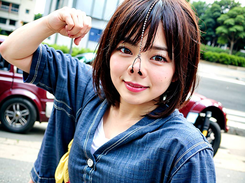 鼻フック　愛知県　安城市　豚ヅラ画像