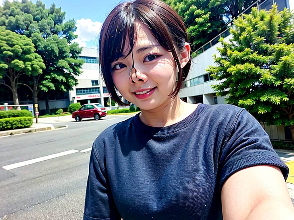 鼻フック　大阪府　泉南市　豚鼻画像