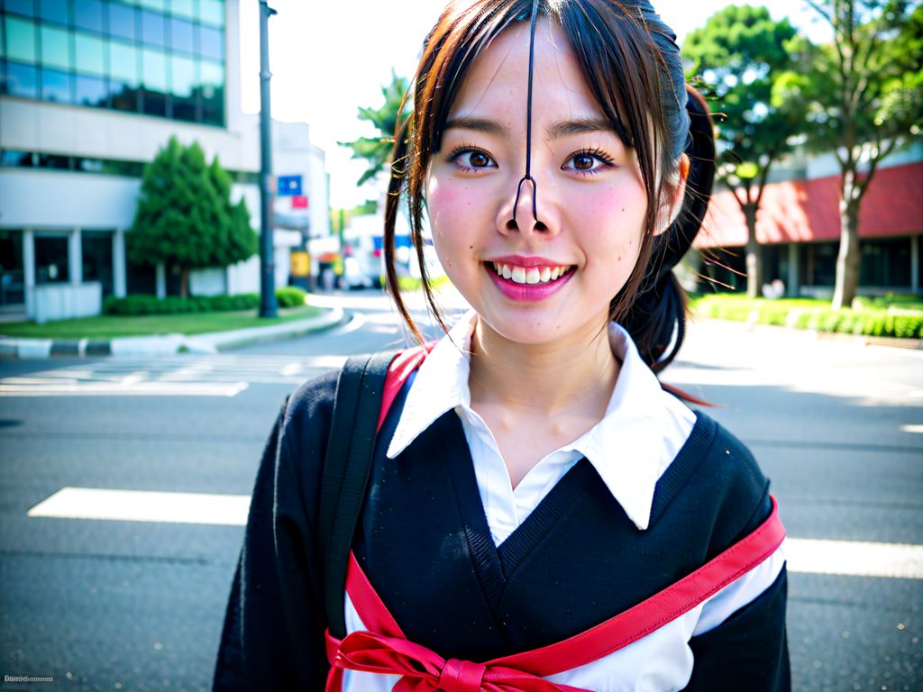 鼻フック　東京都　立川市　豚顔画像