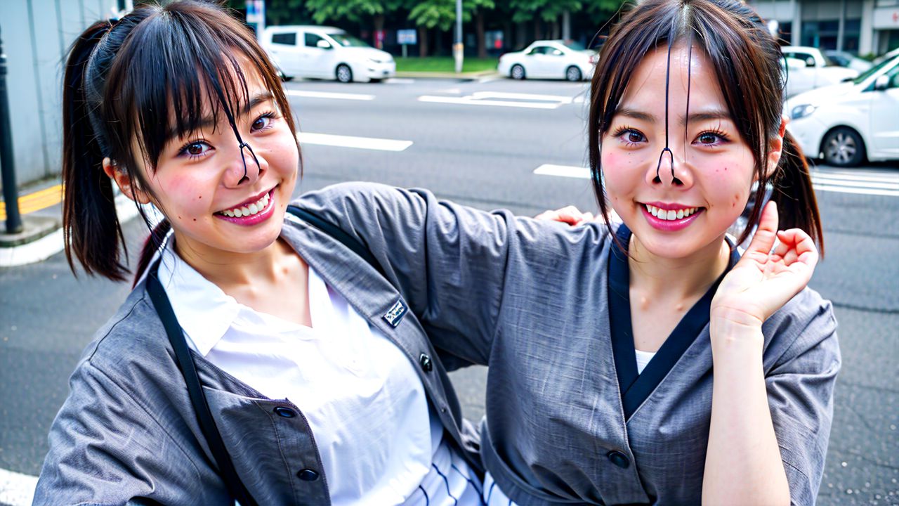 鼻フック　福岡県　行橋市　豚顔画像