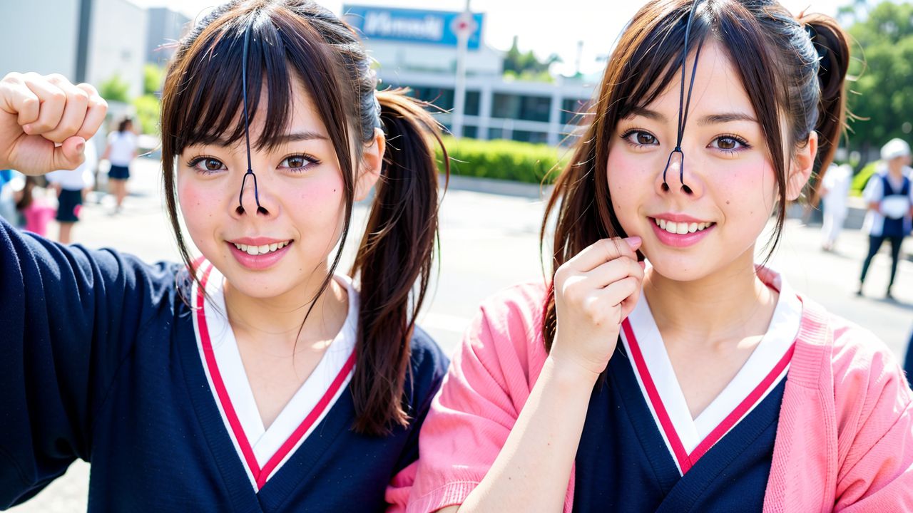 鼻フック　宮城県　登米市　豚顔画像