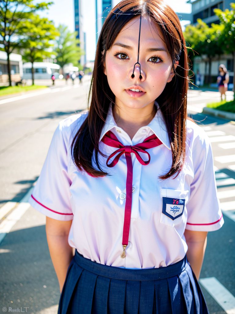 鼻フック　広島県　広島市　豚顔画像