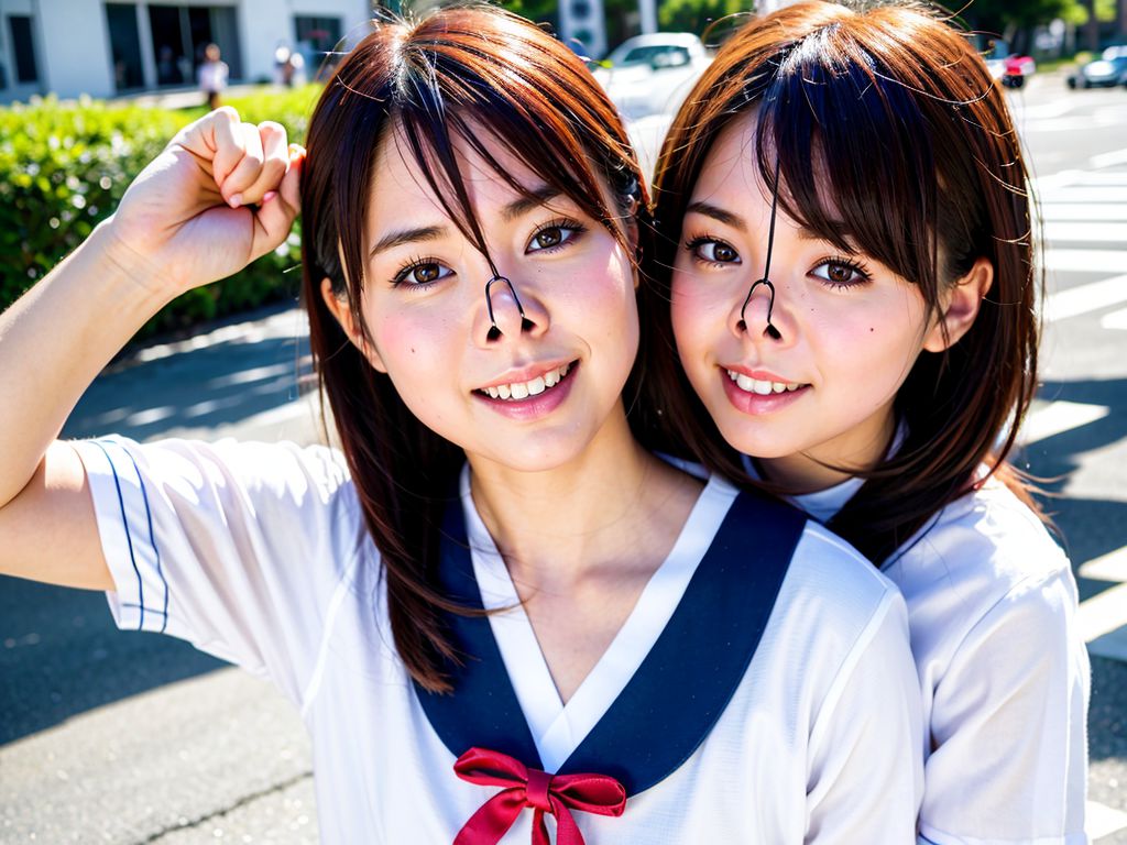 鼻フック　神奈川県　逗子市　豚顔画像