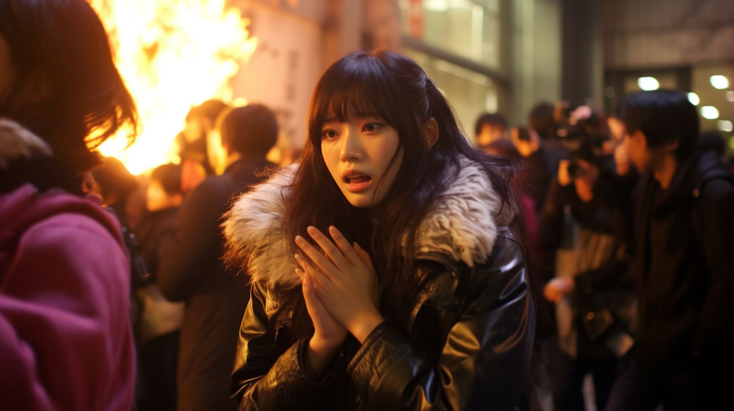 焚き火　東京都　中野区　2024年03月29日　焚き火　画像
