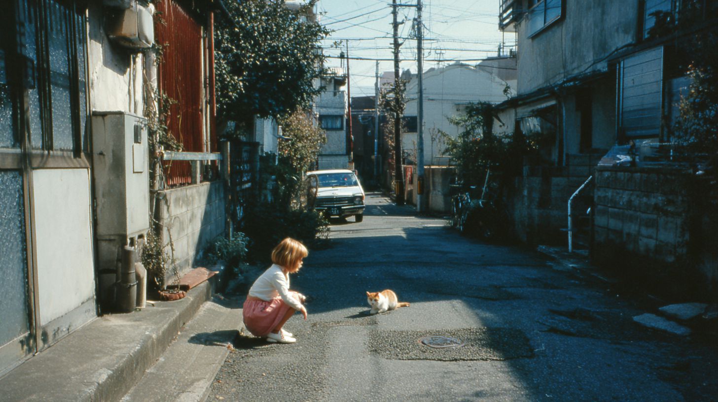 猫と少女　絵画　2026年04月28日　美術　画像