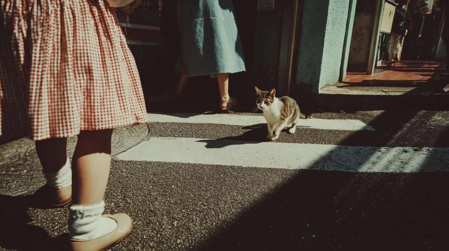 猫と少女　名画　2026年06月13日　絵　画像