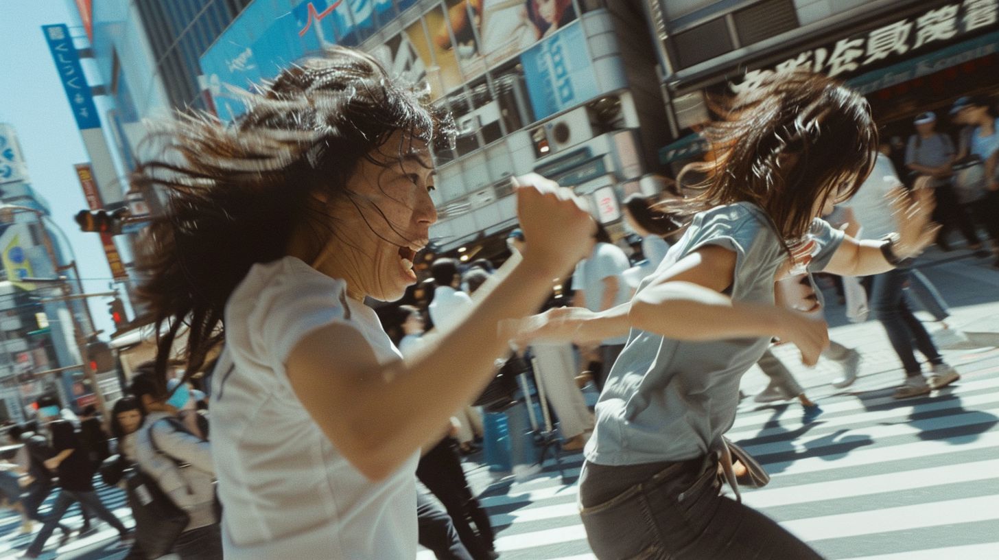 今日の女性のストリートファイト画像　東京都　東大和市　2024年07月29日　ストリートファイト　画像