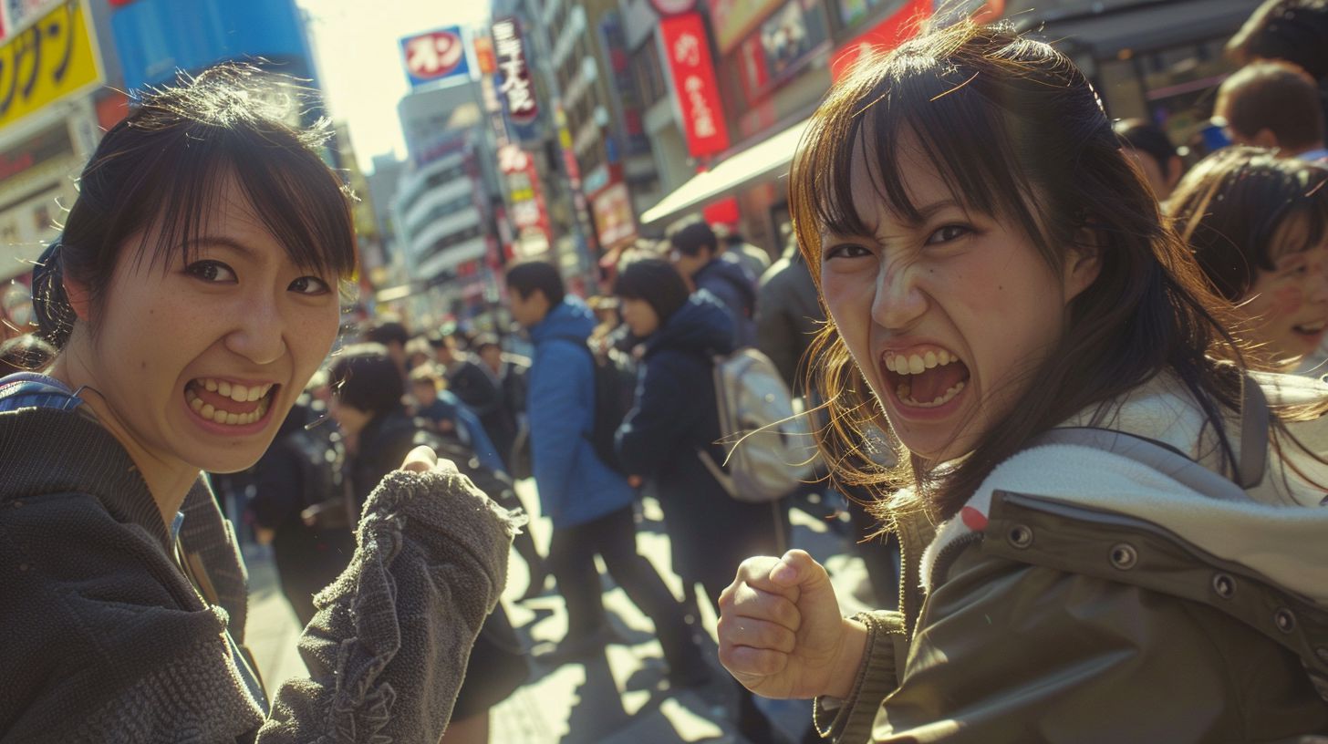 今日の女性のストリートファイト画像　岐阜県　土岐市　2024年10月08日　ストリートファイト　画像