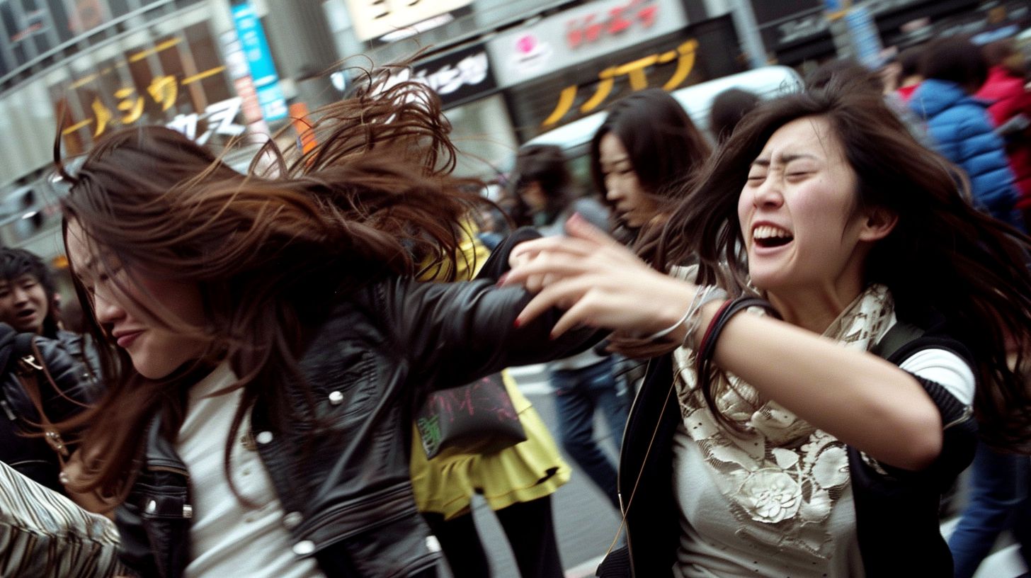 今日の女性のストリートファイト画像　東京都　小金井市　2025年06月27日　ストリートファイト　画像