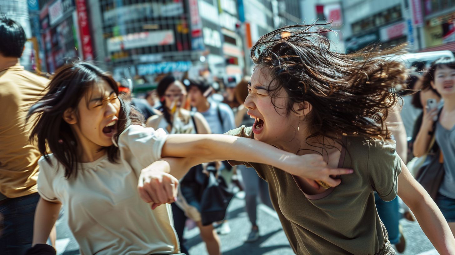 今日の女性のストリートファイト画像　東京都　練馬区　2025年11月21日　ストリートファイト　画像