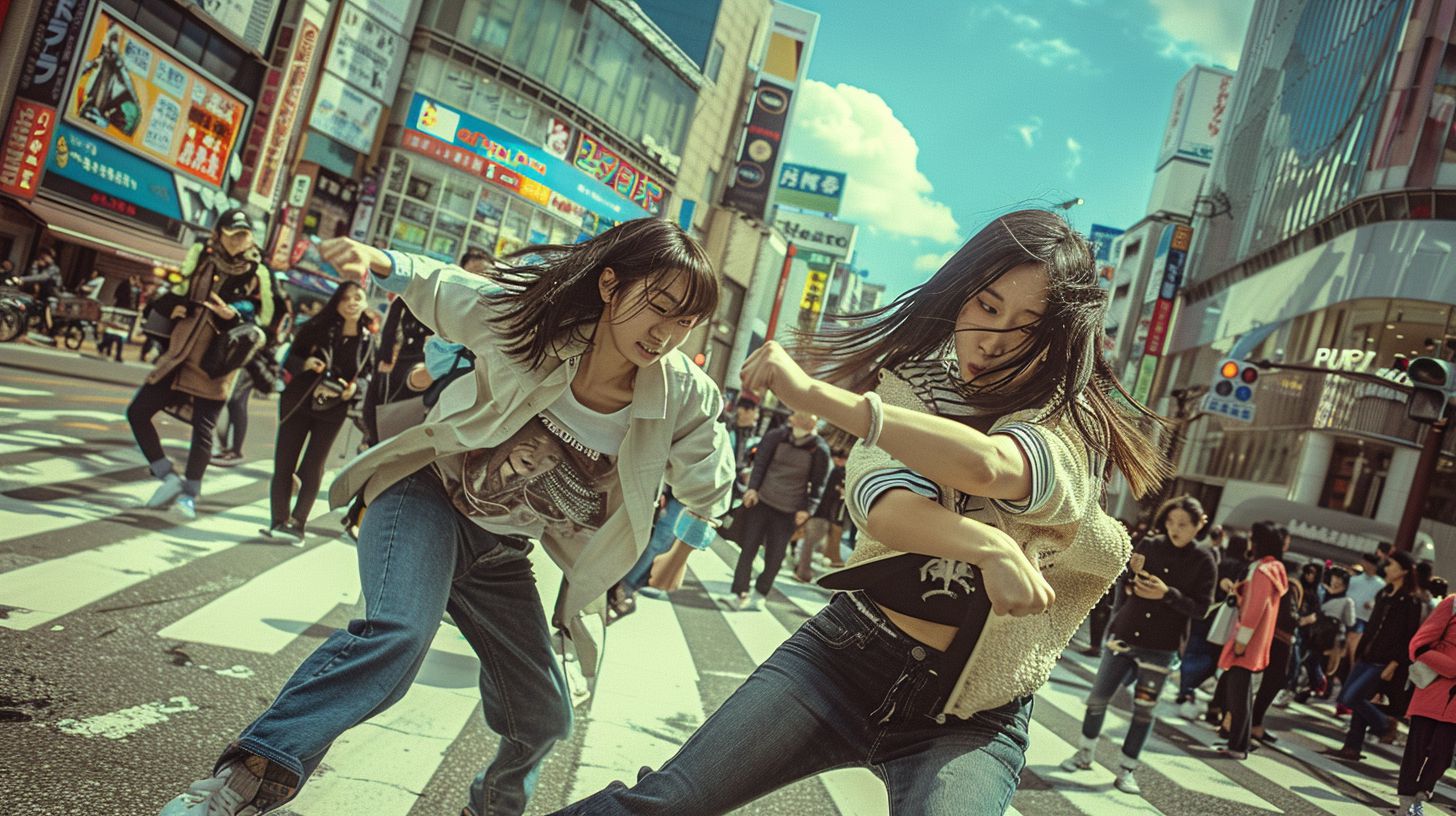 今日の女性のストリートファイト画像　東京都　板橋区　2026年01月17日　ストリート喧嘩　画像