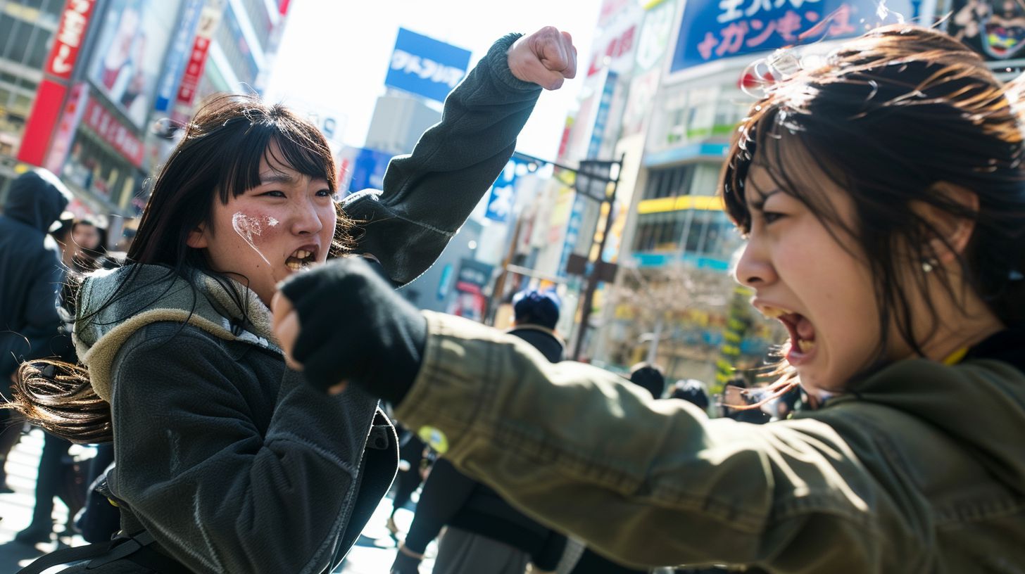 今日の女性のストリートファイト画像　静岡県　静岡市　2026年02月16日　ストリートファイト　画像
