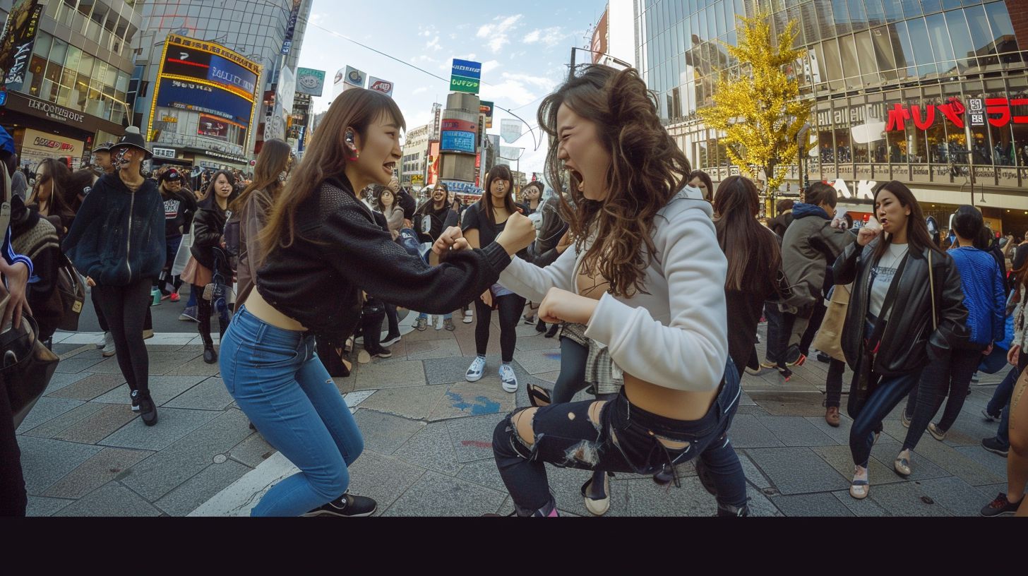 今日の女性のストリートファイト画像 長野県 塩尻市 2026年08月07日 女の喧嘩 画像