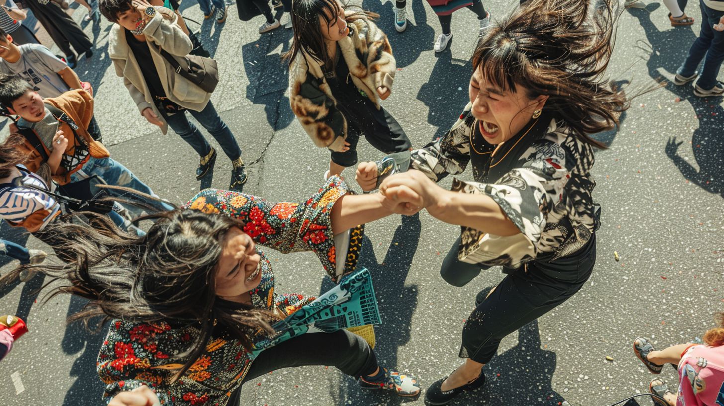 今日の女性のストリートファイト画像　滋賀県　守山市　2026年09月14日　ストリートファイト　画像