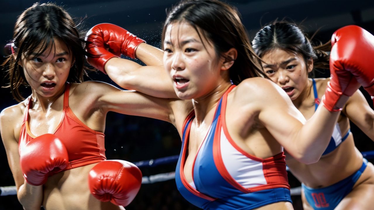 今日のキャットファイト画像　北海道　釧路市　2024年10月23日　地下女子プロレス　画像