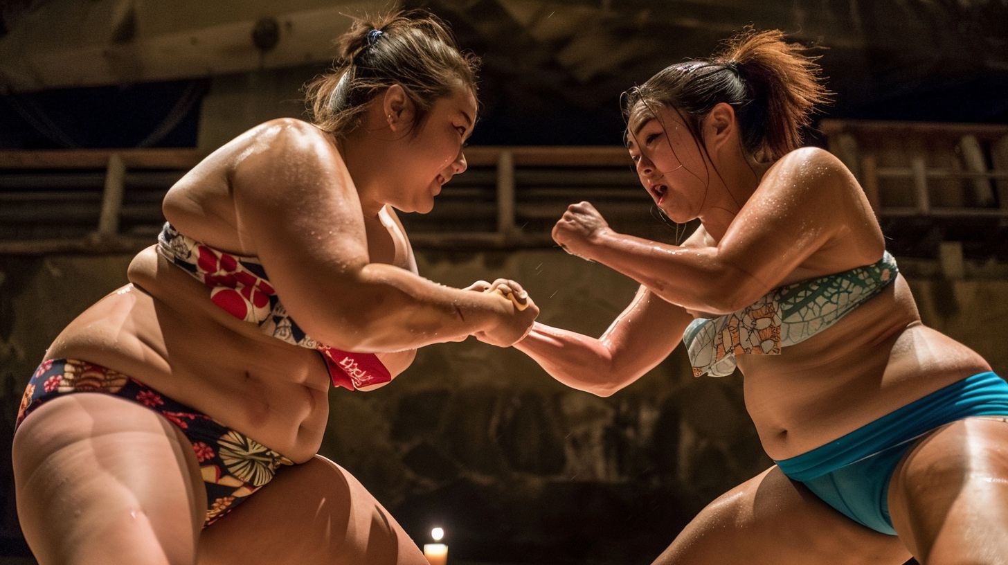 今日の女相撲画像　千葉県　八千代市　2024年05月31日　地下女子相撲　画像